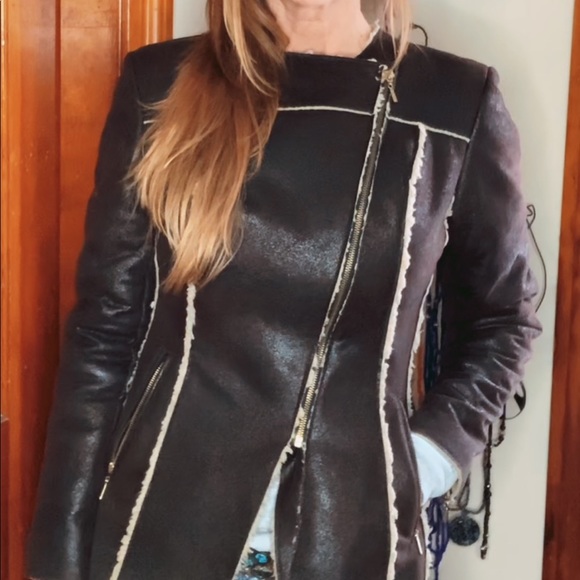 Rampage Faux Leather Jacket - Picture 8 of 13